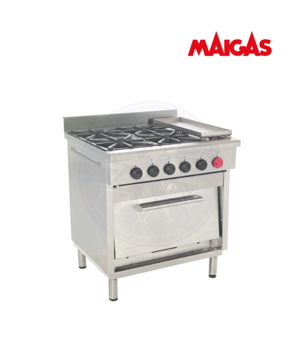 Cocina 4 Platos con Churrasquera Maigas