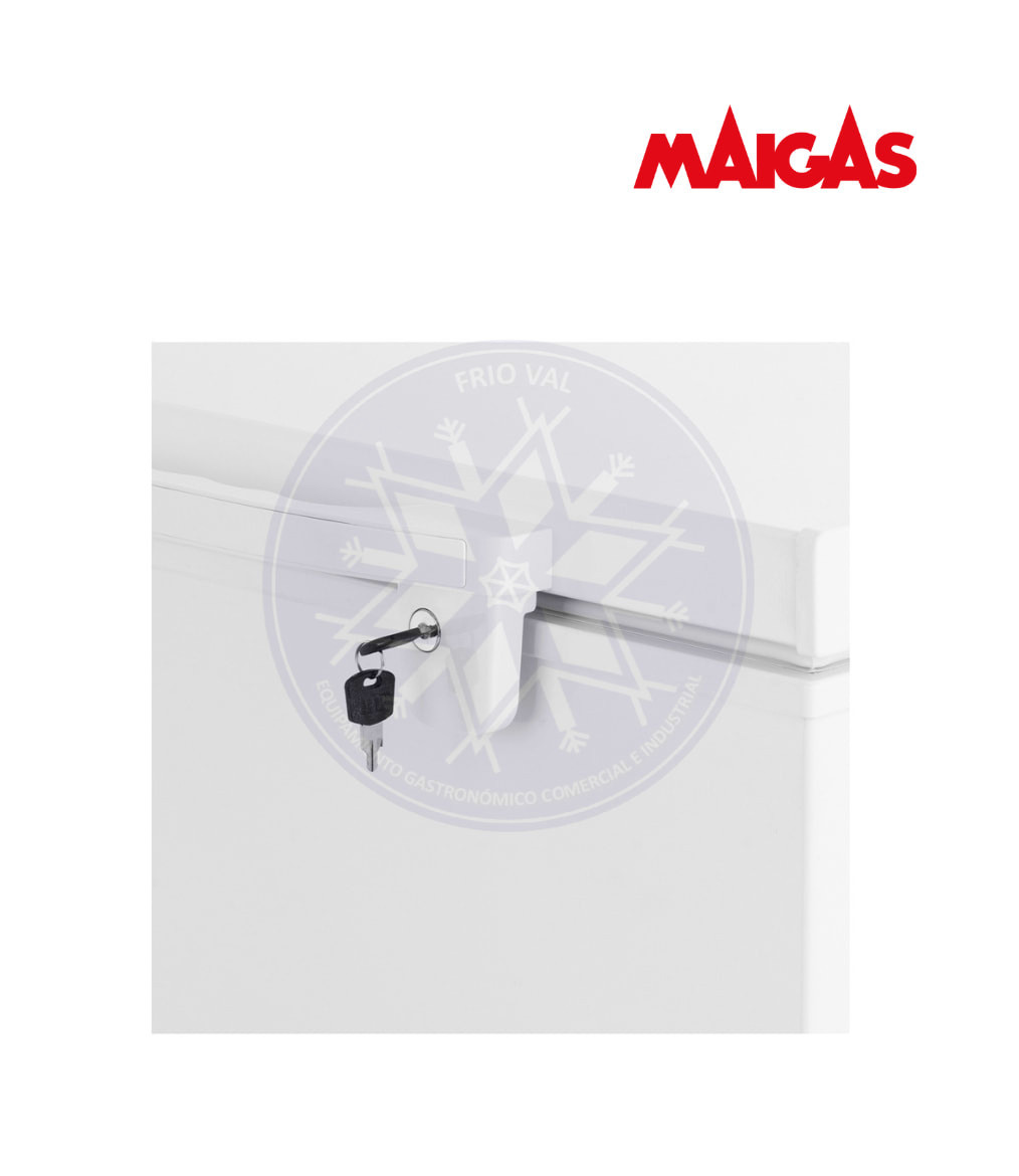 Congelador 100 lt Dual Tapa Dura Maigas - Imagen 2