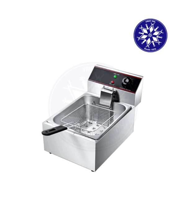 Freidora Eléctrica 1 Depósito 5.5 lt Sobremesa Frioval