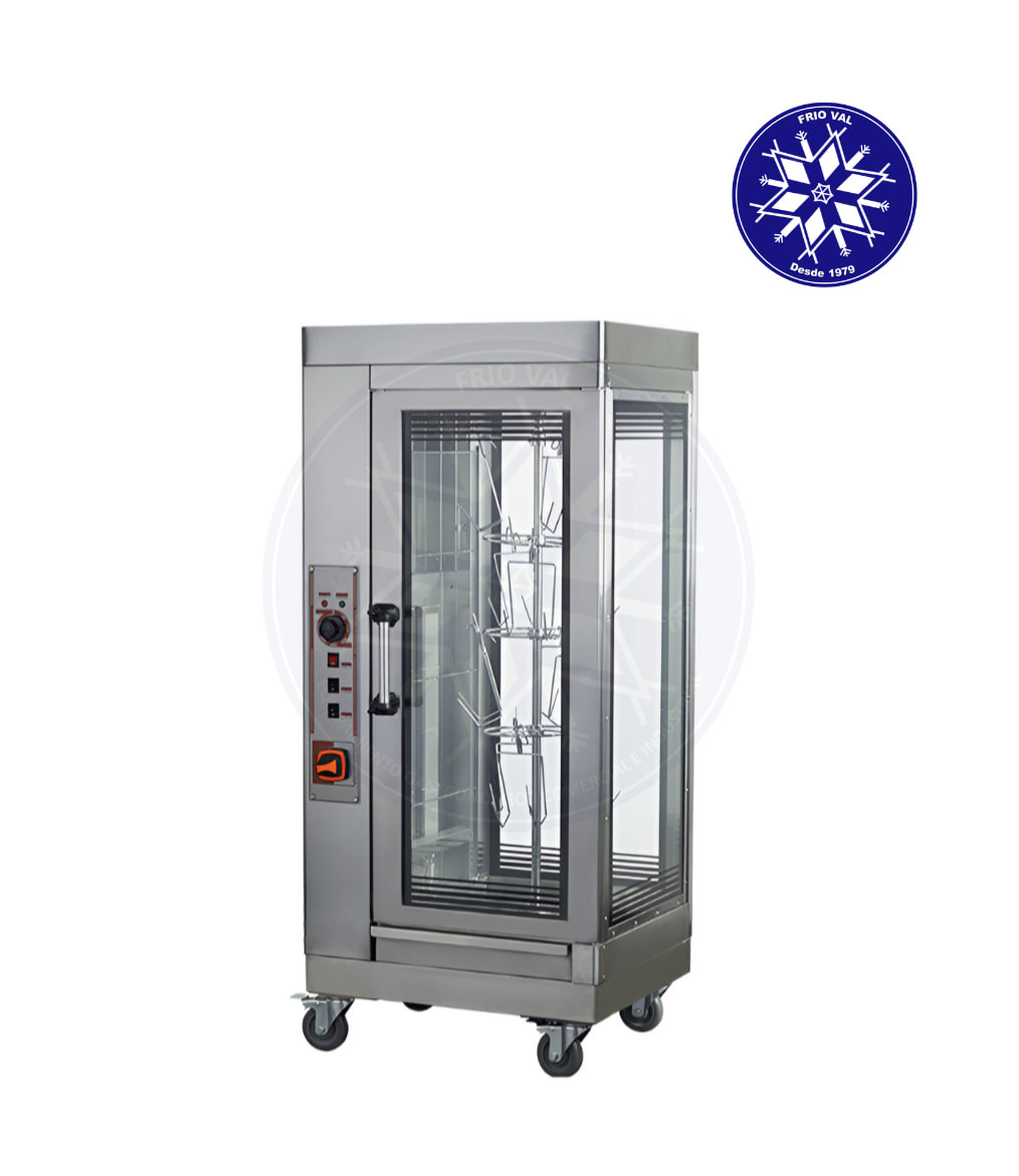 Asadora de Pollos a Gas Vertical Frioval