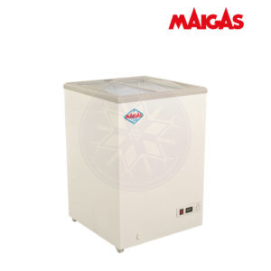 Congelador 100 lt Dual Tapa Vidrio Maigas