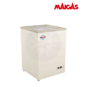 Congelador 100 lt Dual Tapa Vidrio Maigas