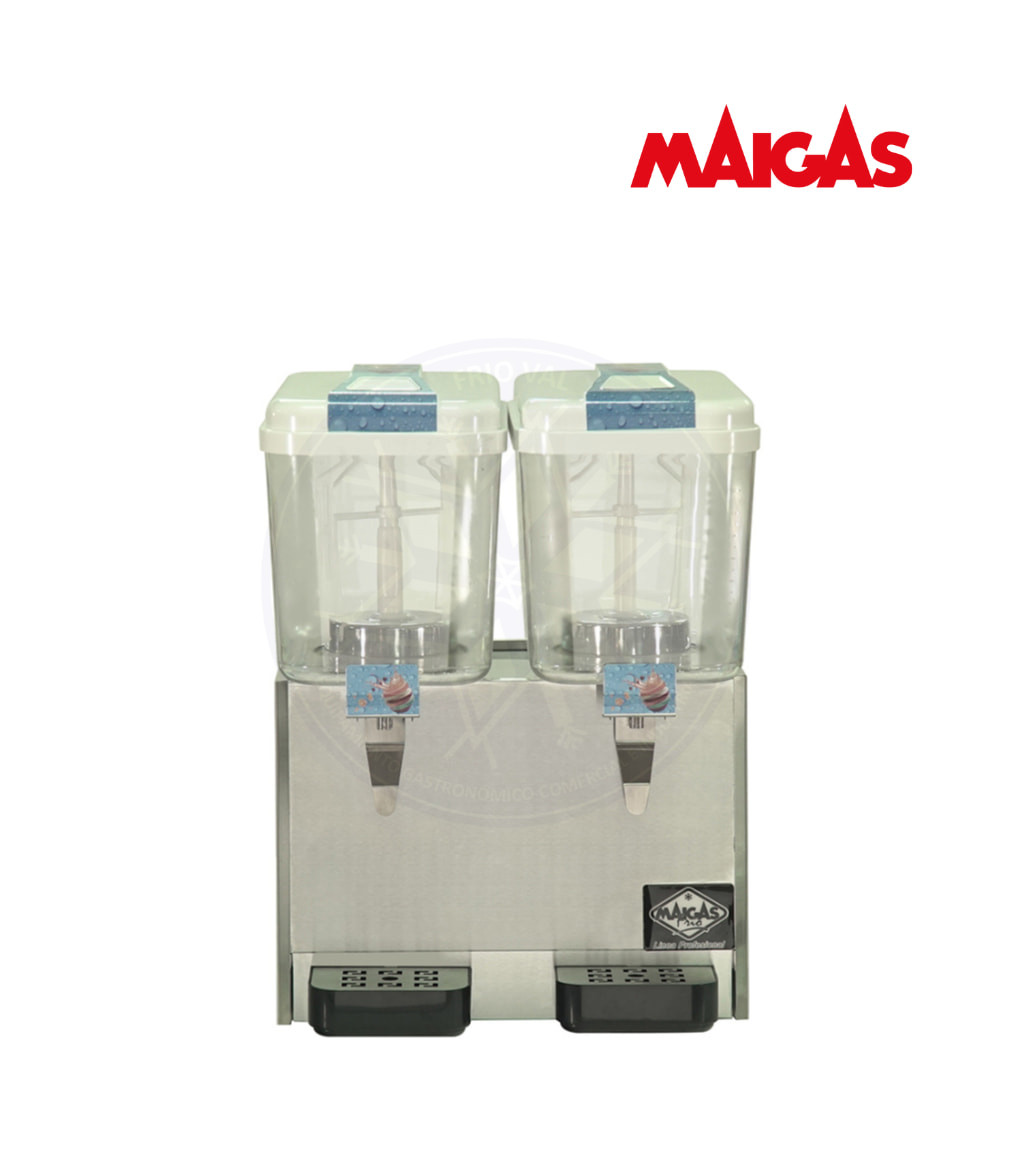 Dispensadora de Jugos 2 Depósitos de 18 lt Maigas - Imagen 3