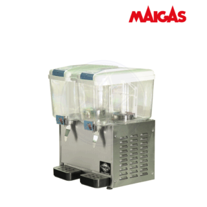Dispensadora de Jugos 2 Depósitos de 18 lt Maigas