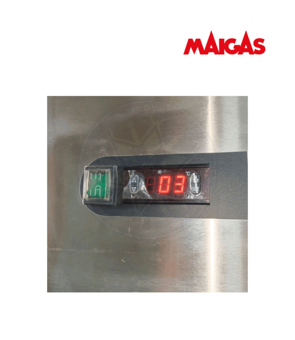 Refrigerador Industrial 500 lt 1 Puerta de Acero Maigas - Imagen 2