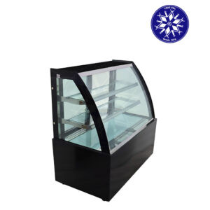 Vitrina Pastelera 1.2 mt Vidrio Curvo Frioval