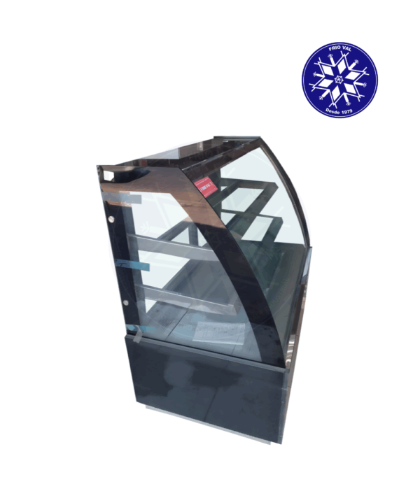 Vitrina Pastelera 1.2 mt Vidrio Curvo Frioval - Imagen 3