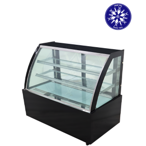 Vitrina Pastelera 1.5 mt Vidrio Curvo Frioval