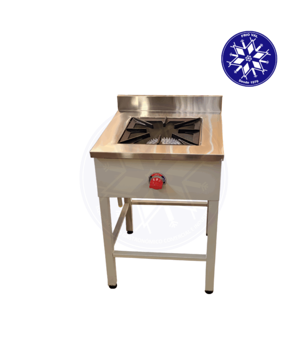 Anafe 1 Plato Alto Acero Inoxidable Frioval