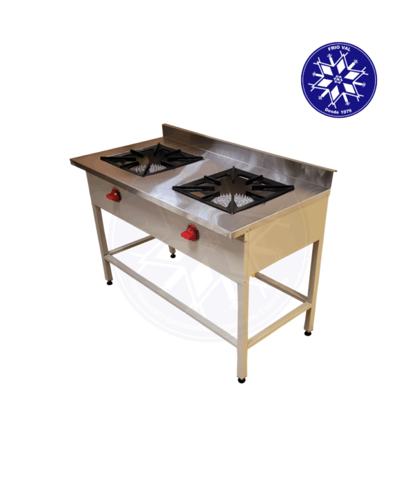 Anafe 2 Platos Alto Acero Inoxidable Frioval