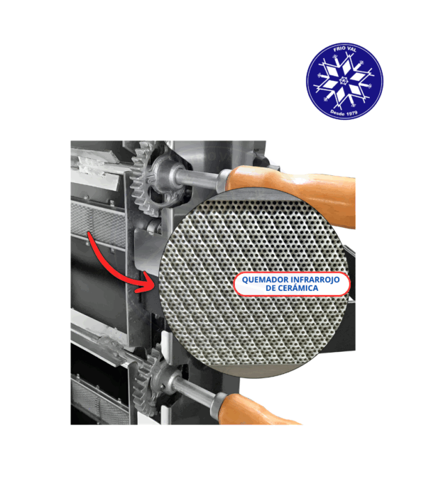 Asadora de Pollos a Gas 4 Espadas Frioval - Imagen 4