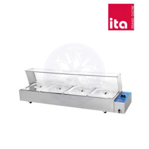 Baño María Eléct. 4 Depósitos Sobremesa con Cúpula