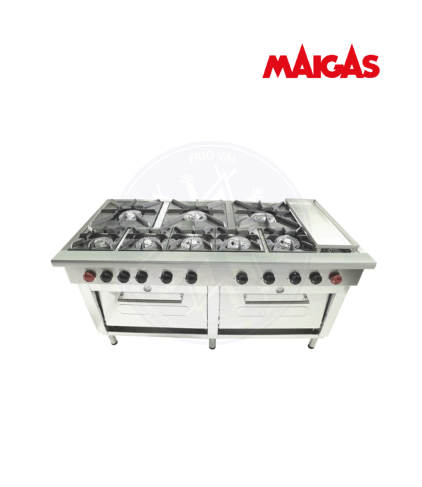 Cocina 8 Platos con Churrasquera Maigas - Imagen 2