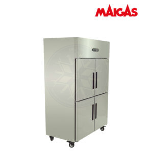 Congelador 1000 lt Vertical 4 Puertas de Acero Maigas