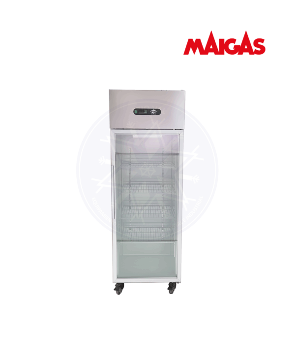 Congelador 500 lt Vertical 1 Puerta de Vidrio Maigas - Imagen 3
