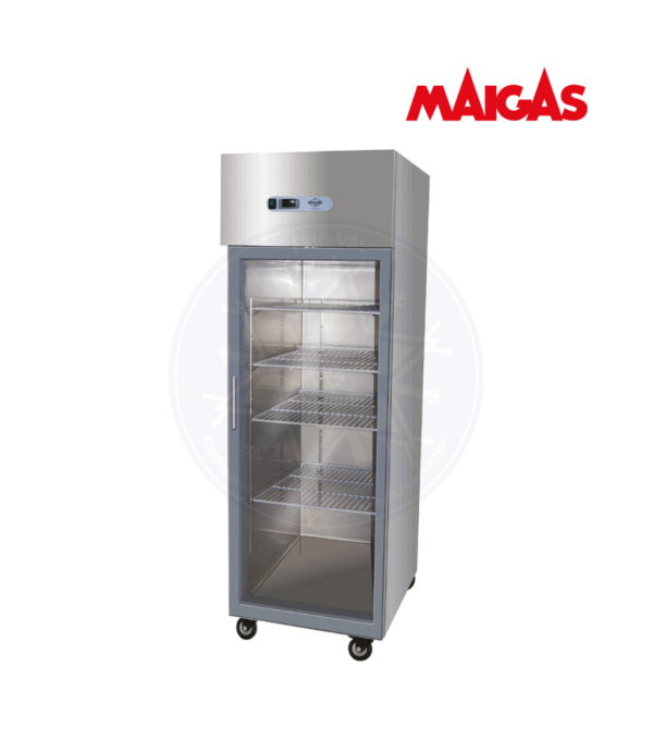 Congelador 500 lt Vertical 1 Puerta de Vidrio Maigas