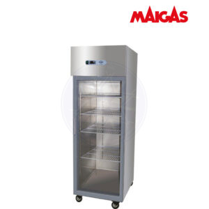 Congelador 500 lt Vertical 1 Puerta de Vidrio Maigas
