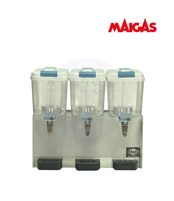 Dispensadora de Jugos 3 Depósitos de 18 lt Maigas - Imagen 3