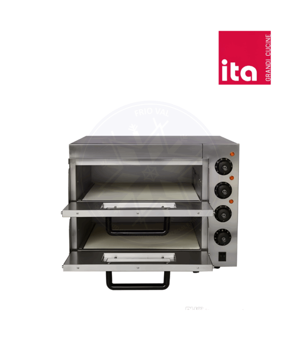 Horno para Pizza 2 Cámaras Sobremesa Ita - Imagen 4