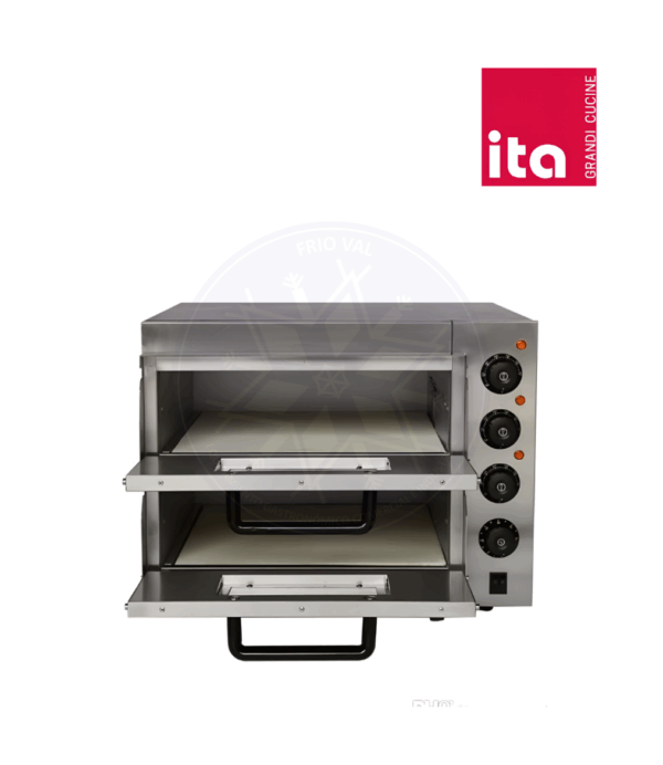 Horno para Pizza 2 Cámaras Sobremesa Ita - Imagen 4