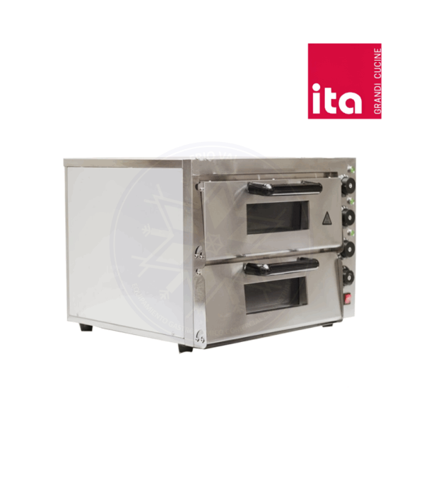 Horno para Pizza 2 Cámaras Sobremesa Ita