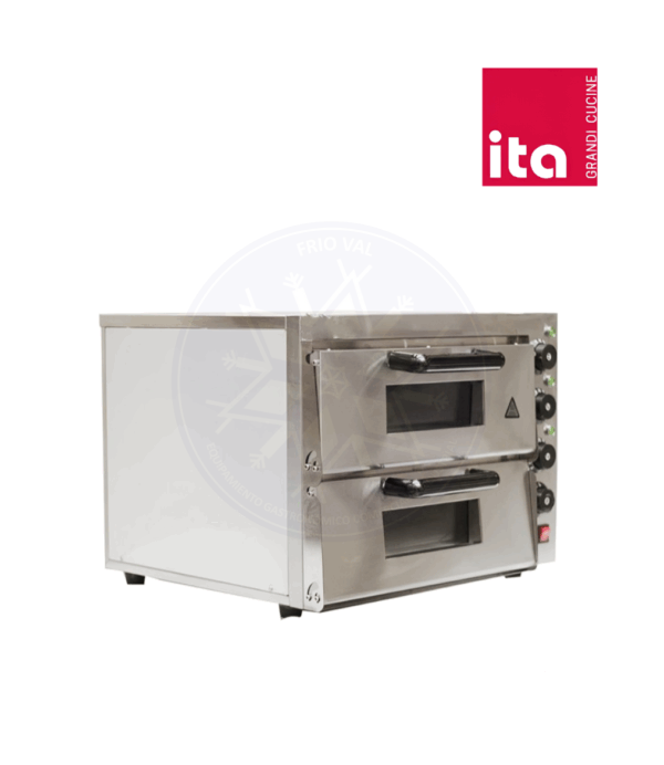 Horno para Pizza 2 Cámaras Sobremesa Ita