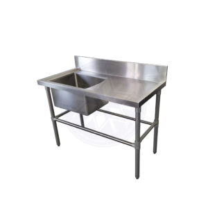 Lavafondos 1 Depósito con Secador Derecho 1.2 mt