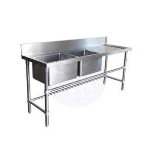 Lavafondos 2 Depósitos con Secador Derecho 1.6 mt