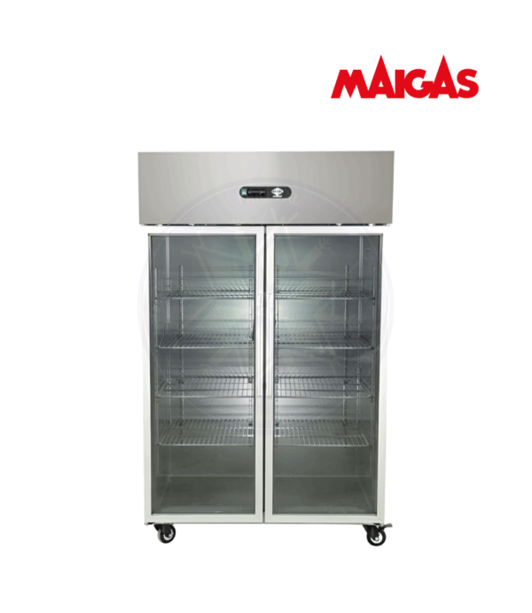 Refrigerador Industrial 1000 lt 2 Puertas de Vidrio Maigas - Imagen 3