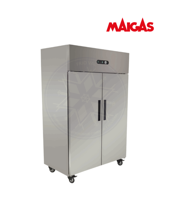Refrigerador Industrial 1000 lt 2 Puertas de Acero Maigas