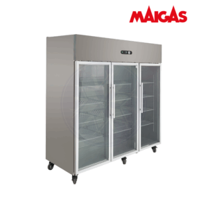 Refrigerador Industrial 1500 lt 3 Puertas de Vidrio Maigas