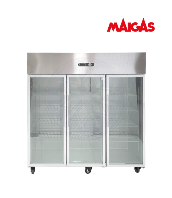 Refrigerador Industrial 1500 lt 3 Puertas de Vidrio Maigas - Imagen 3