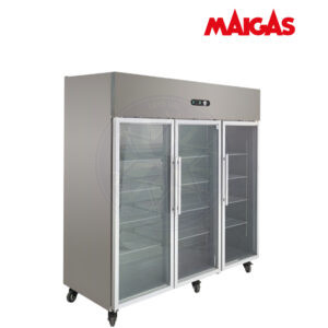 Refrigerador Industrial 1500 lt 3 Puertas de Vidrio Maigas