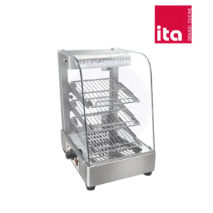 Vitrina de Calor 33 cm Acero Inoxidable Ita