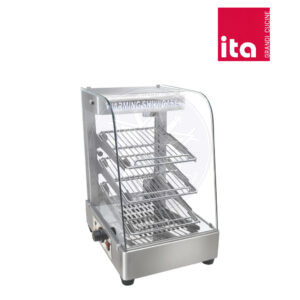 Vitrina de Calor 33 cm Acero Inoxidable Ita