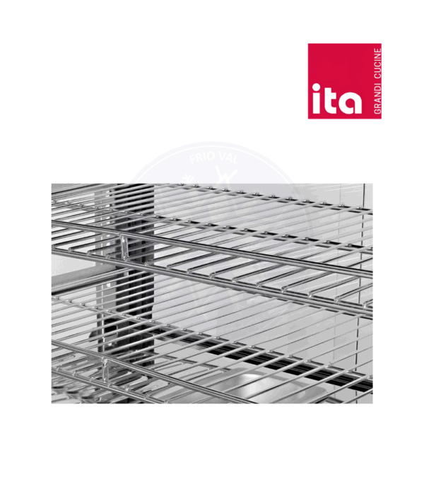 Vitrina de Calor 66 cm Acero Inoxidable Ita - Imagen 2