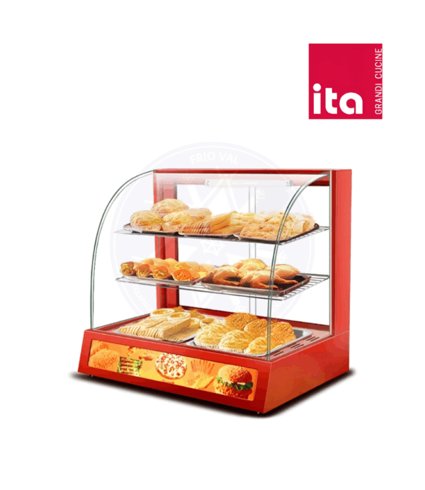 Vitrina de Calor 66 cm Roja Ita - Imagen 3