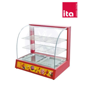 Vitrina de Calor 66 cm Roja Ita