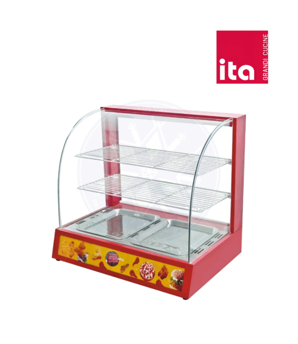 Vitrina de Calor 66 cm Roja Ita