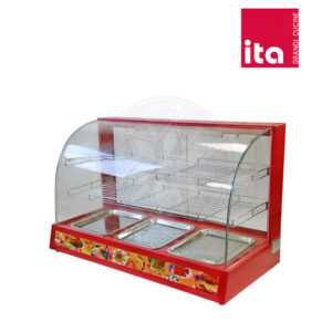 Vitrina de Calor 95 cm Roja Ita