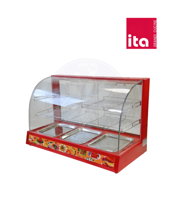 Vitrina de Calor 95 cm Roja Ita