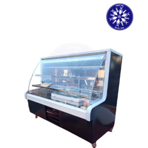 Vitrina Refrigerada 1.3 mt Vidrio Curvo Frioval