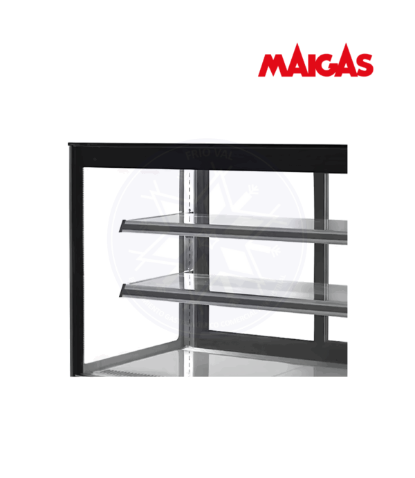 Vitrina Pastelera 2 mt Recta Maigas - Imagen 2