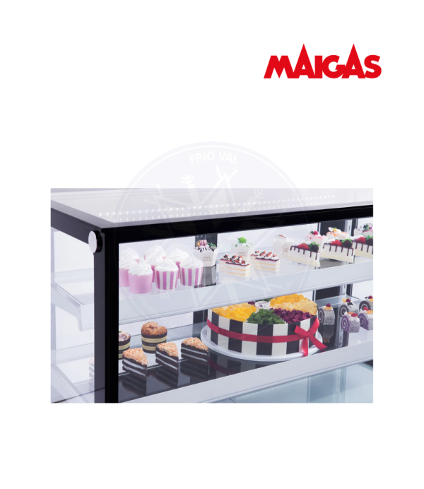 Vitrina Pastelera 1.5 mt Recta Maigas - Imagen 3