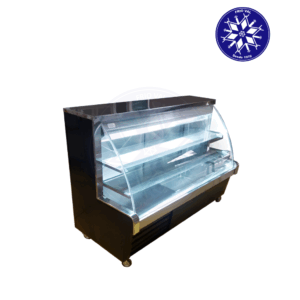 Vitrina Refrigerada 1.5 mt Vidrio Curvo Frioval