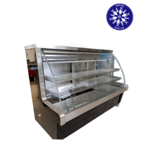 Vitrina Refrigerada 1.5 mt Vidrio Curvo Frioval