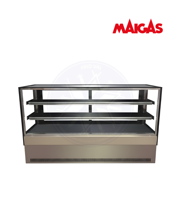 Vitrina Pastelera 2 mt Recta Maigas - Imagen 4