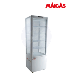 Vitrina Pastelera 218 lt Vertical Blanca Maigas