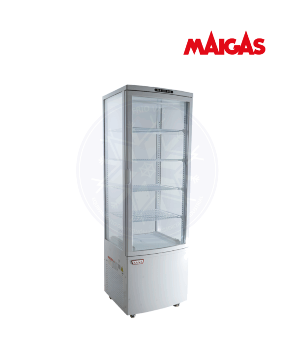 Vitrina Pastelera 218 lt Vertical Blanca Maigas