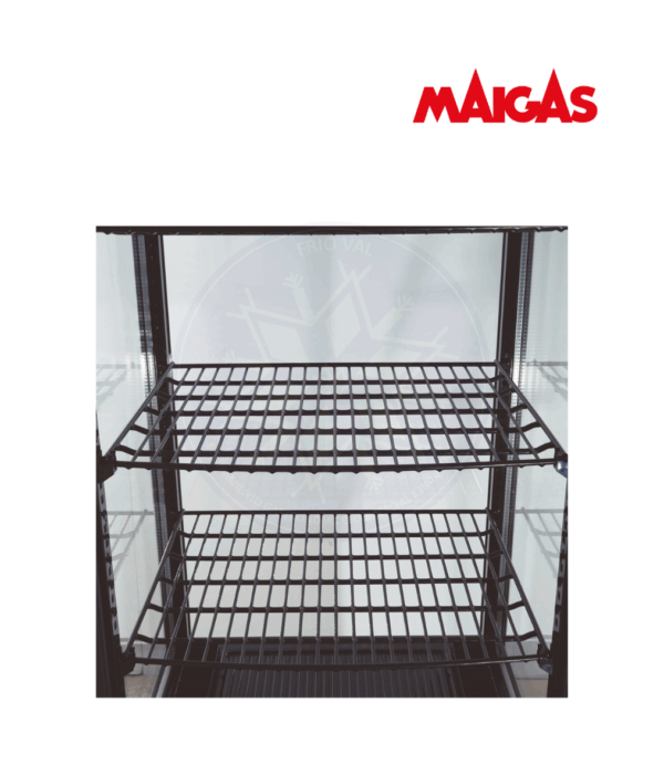 Vitrina Pastelera 218 lt Vertical Negra Maigas - Imagen 2